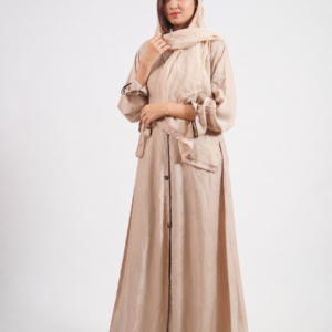 beige-jacquard-border-abaya-set